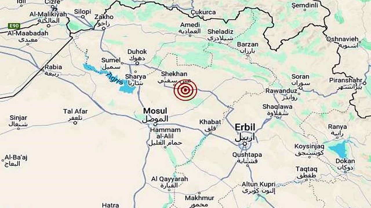 Hakkari-Irak sınırında deprem oldu