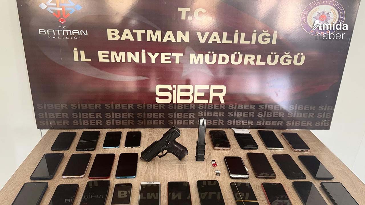 Batman’da sanal kumar operasyonu: 30 gözaltı, 3 tutuklama