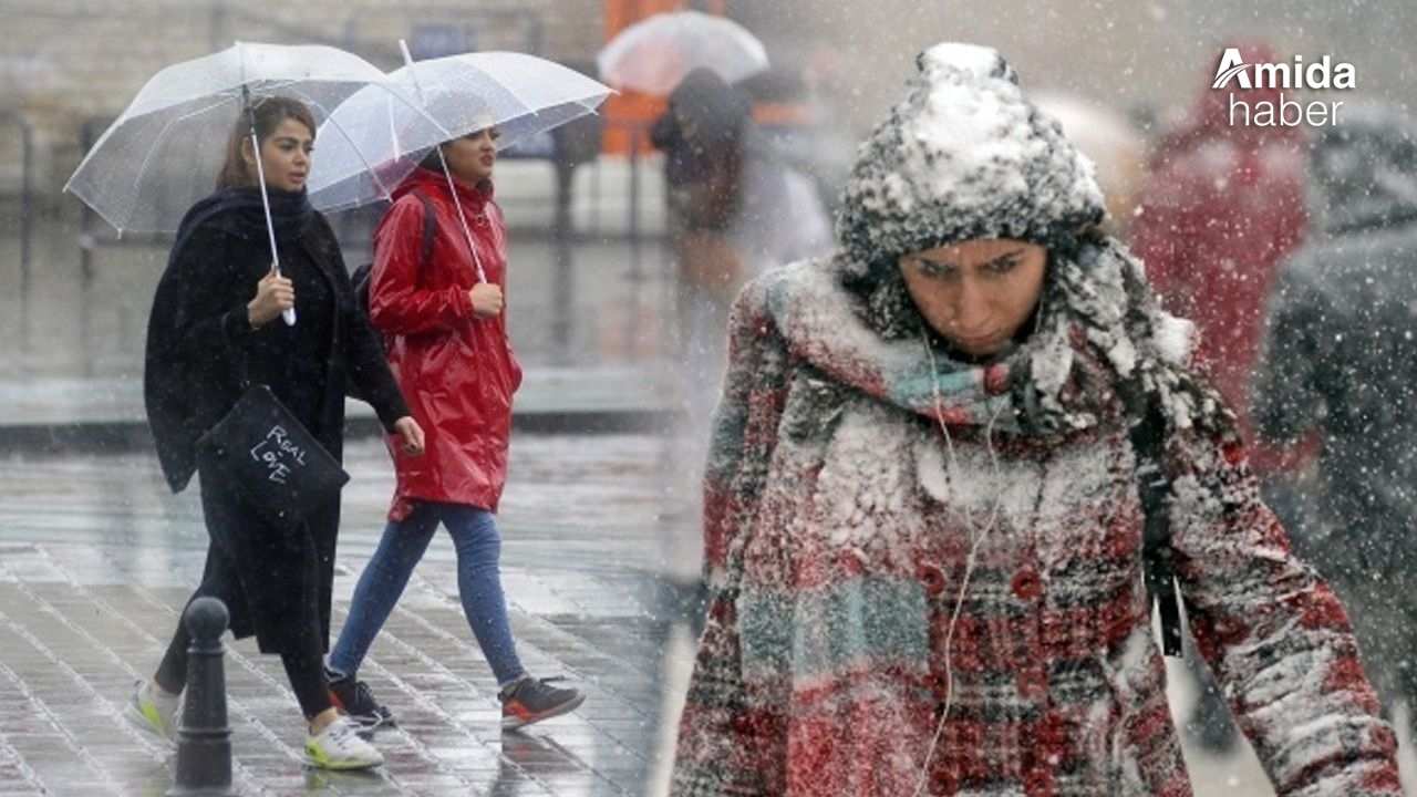 Meteoroloji'den bölge illeri için karla karışık yağmur uyarısı!