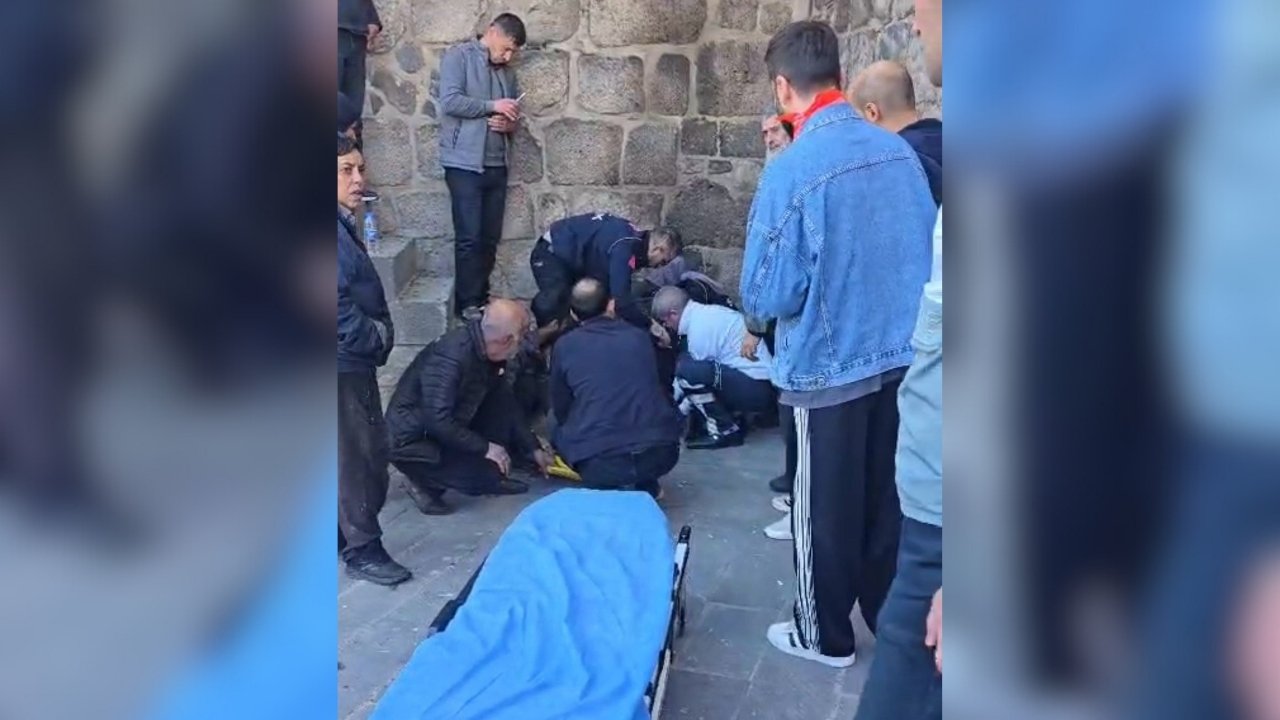 Diyarbakır’a gelen turist kadın surlardan düştü: Ağır yaralı