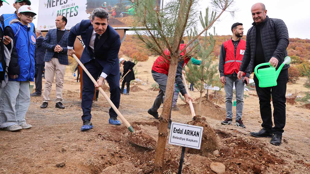 Bingöl'de binlerce fidan dikimi gerçekleştirildi