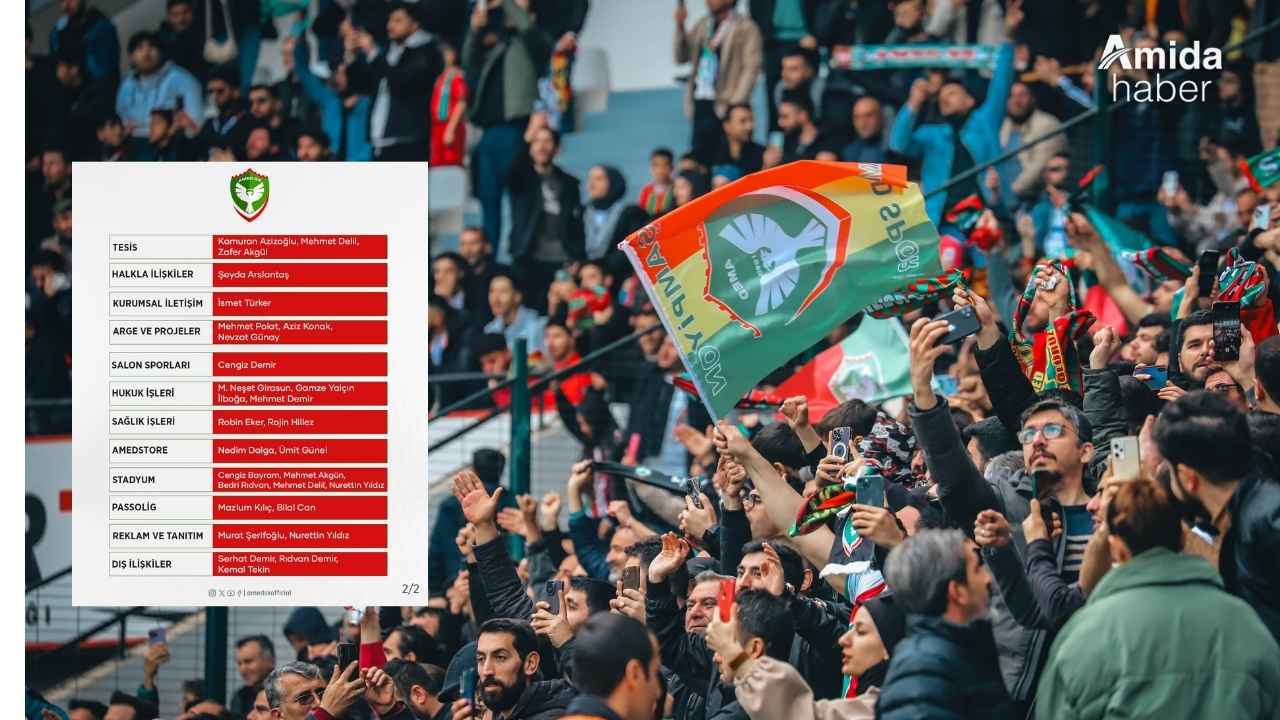 Amedspor yönetimi şekilleniyor: Görevler belirlendi