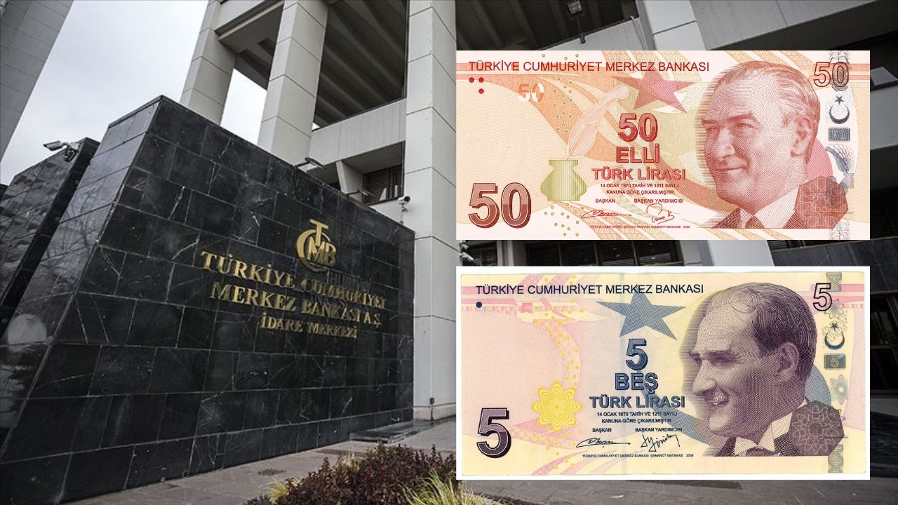 Yeni banknotlar piyasada: 50 TL ve 5 TL değişti