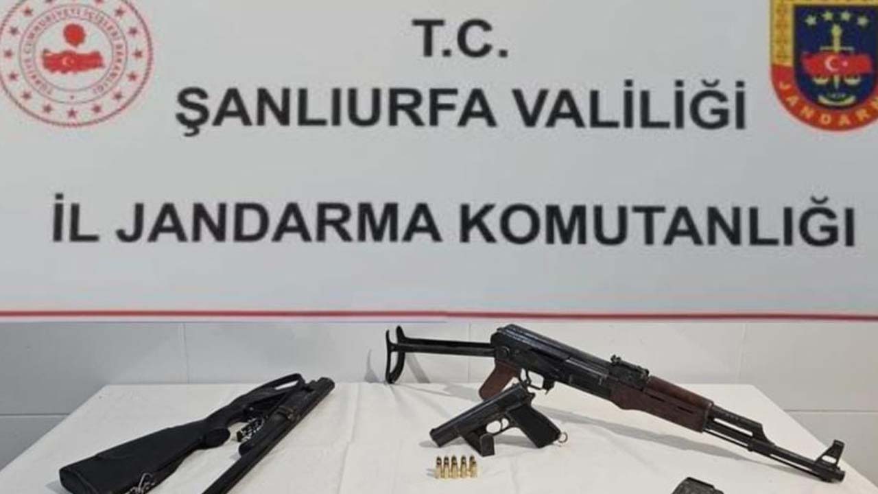 Şanlıurfa'da silah kaçakçılığı operasyonu 10 kişi yakalandı