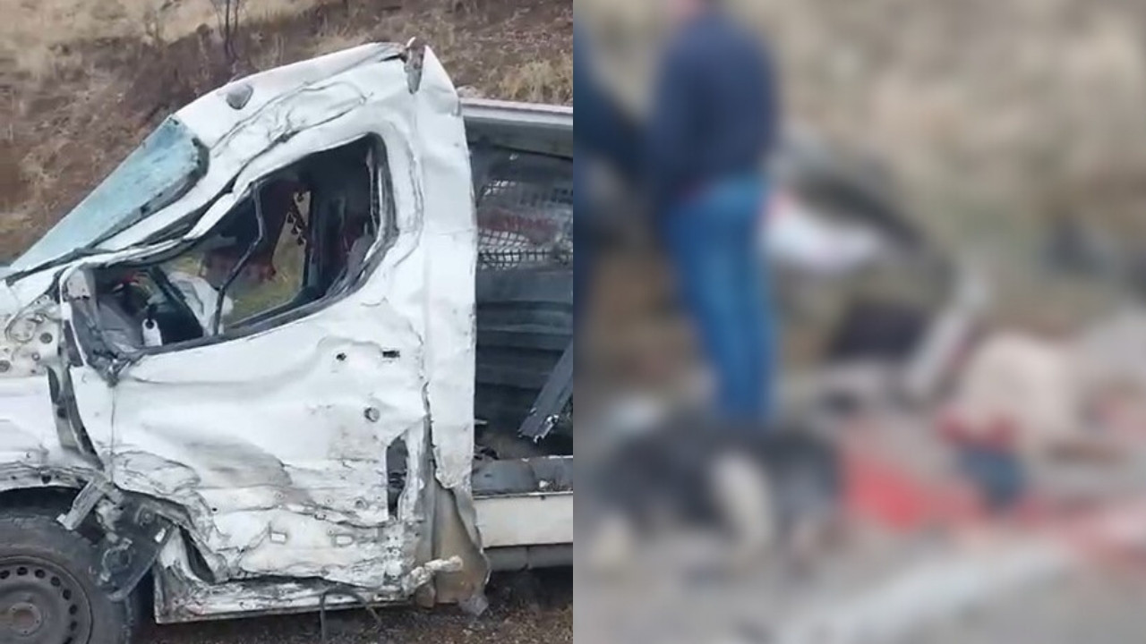 Hakkari’de tır kamyonetle çarpıştı: 2 kişi yaralandı