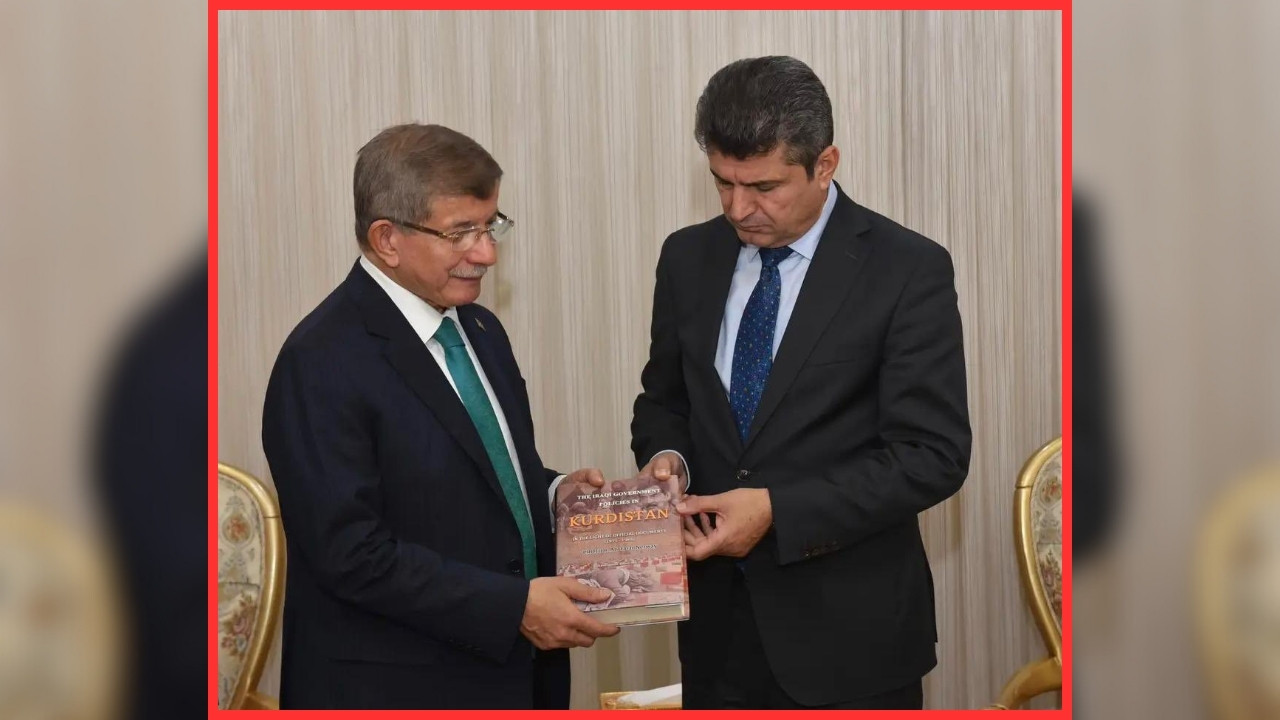 Davutoğlu’na ‘Kürdistan’ hediyesi!