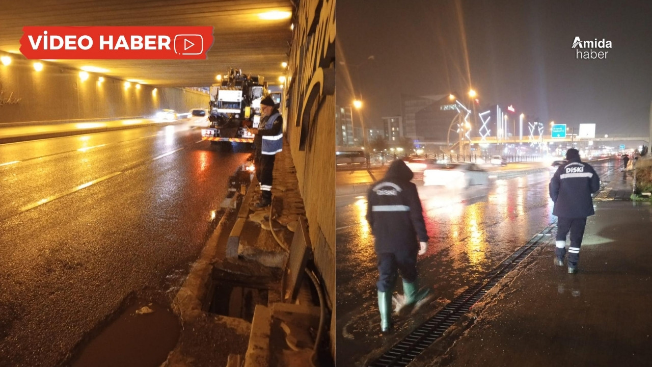 VİDEO- Diyarbakır’ın altgeçitlerle sınavı: DİSKİ nöbet tuttu