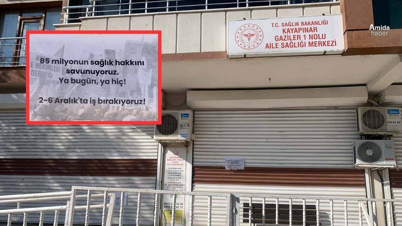 Diyarbakır’da sağlık ocakları kepenk kapattı!