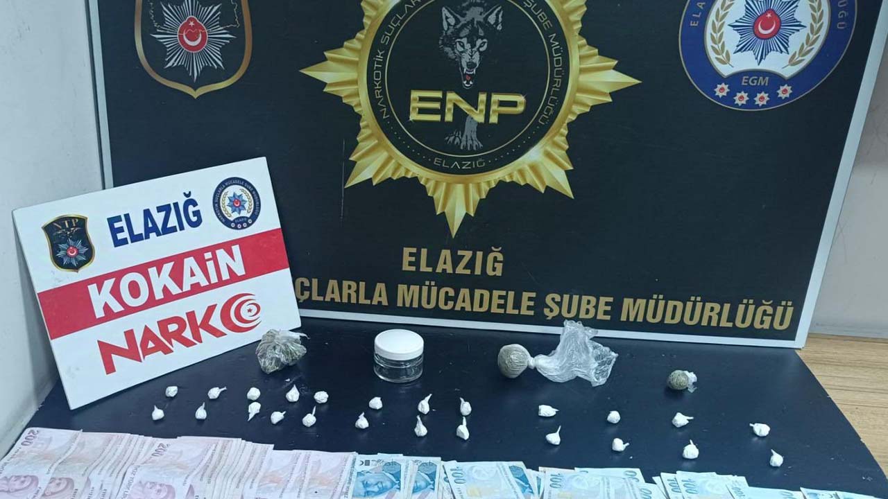 Elazığ’da uyuşturucu operasyonu: 2 zanlı yakalandı