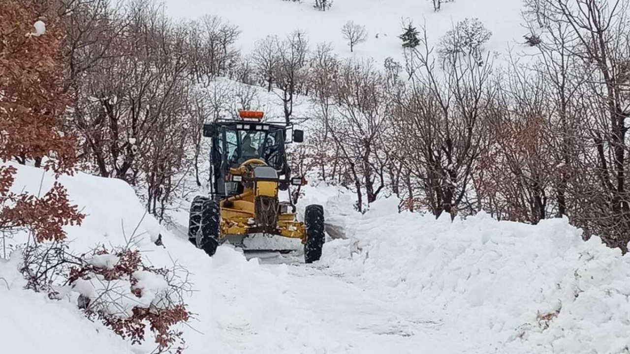 Kars’ta etkili olan kar yağışı yaşamı olumsuz etkiledi