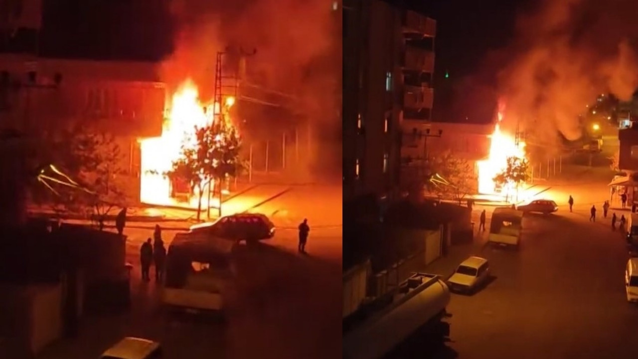 Gaziantep'te iş yerinde yangın