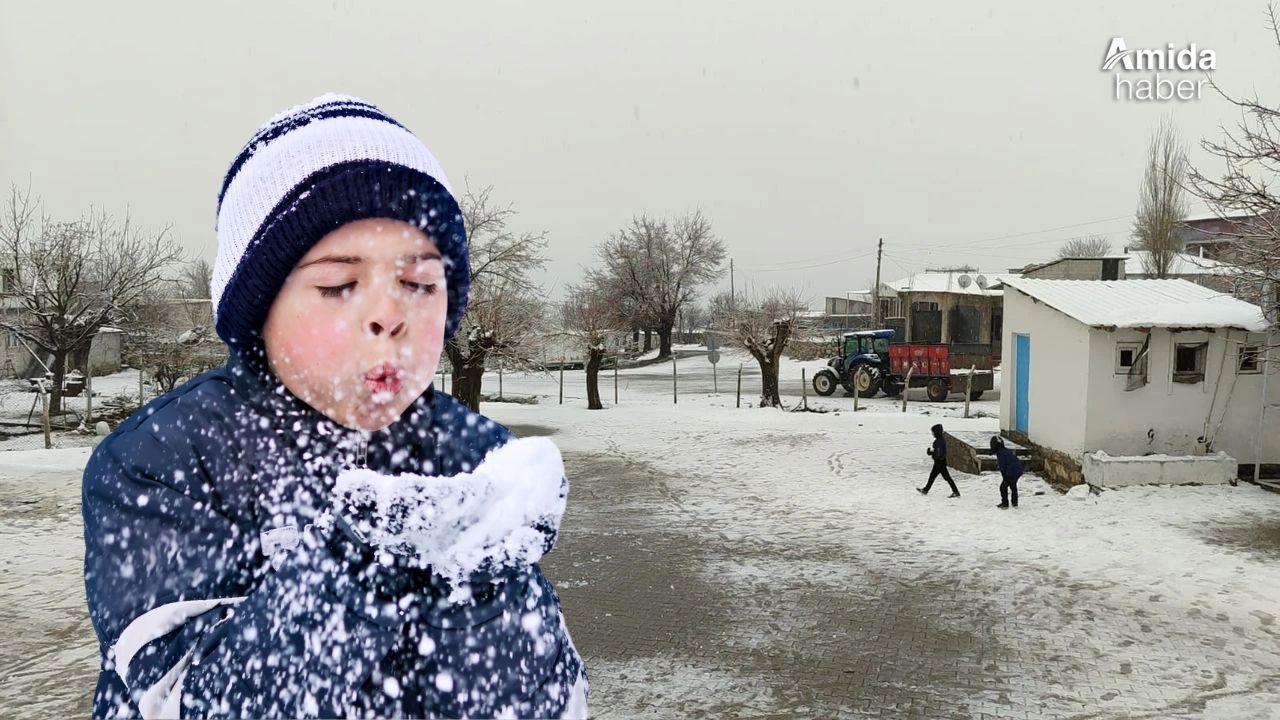 Diyarbakır’ın bir ilçesinde eğitime kar nedeniyle ara verildi!