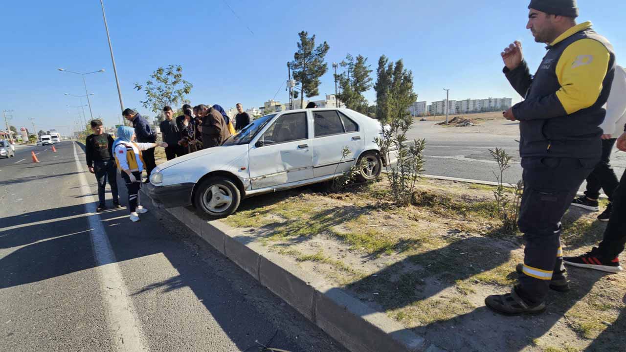 Mardin’de trafik kazası: 1 yaralı