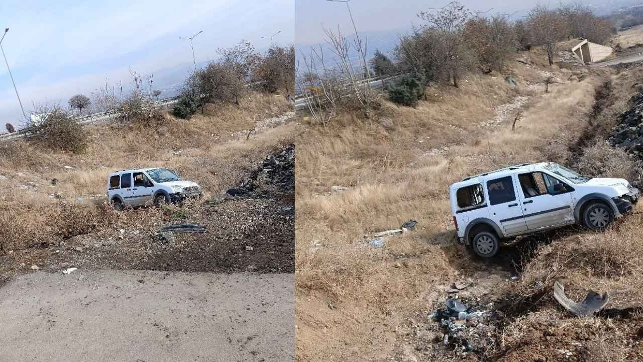 Elazığ’da trafik kazası: 2 kişi  yaralandı