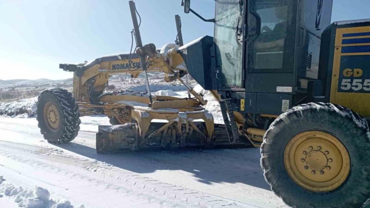 Elazığ’da 27 köy yolu ulaşıma kapandı