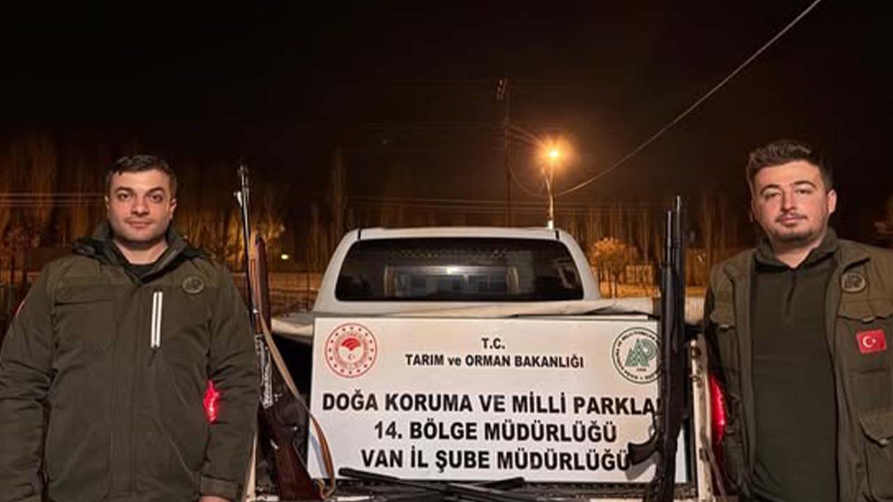 Van'da takozsuz av tüfeği kullanan kişiye ceza kesildi