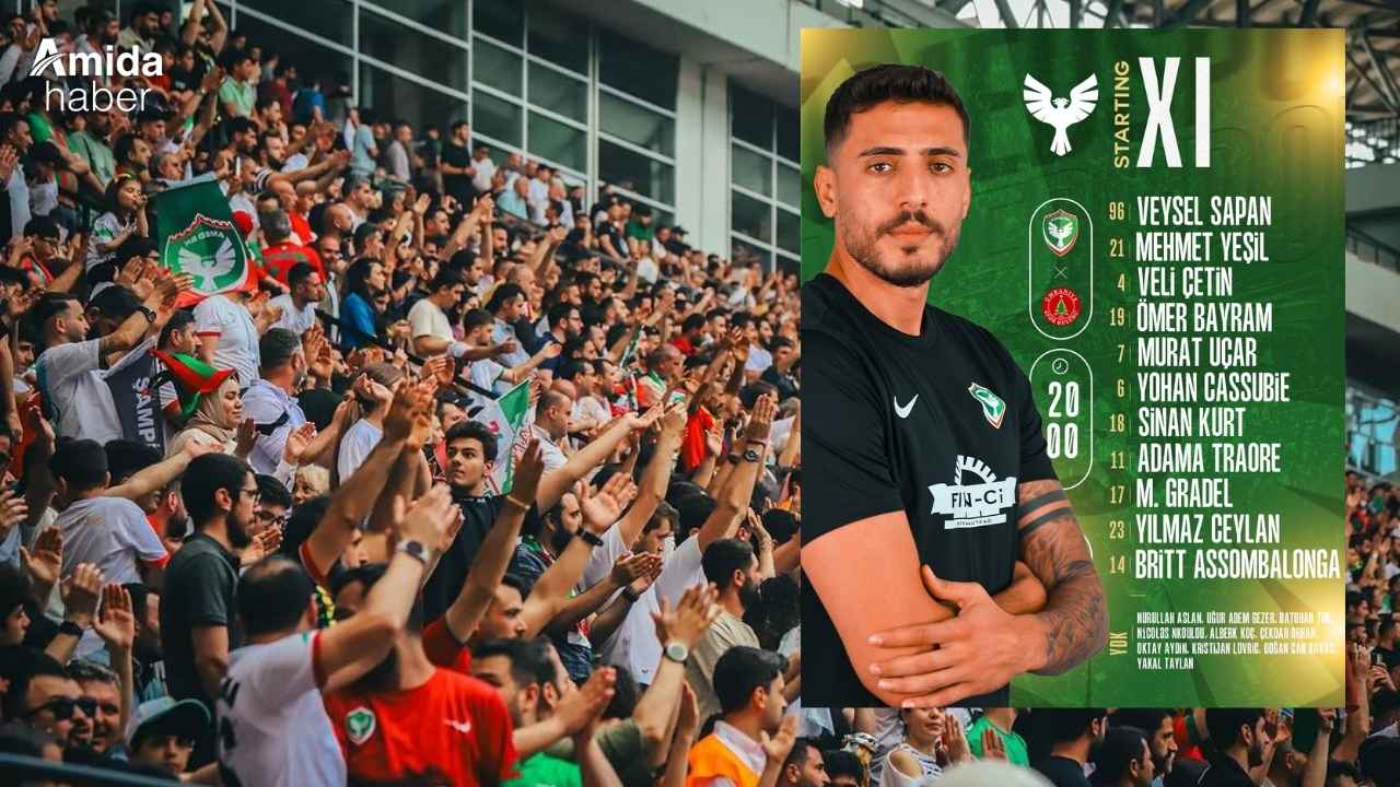 Amedspor’un Ümraniyespor karşısındaki ilk 11’i açıklandı