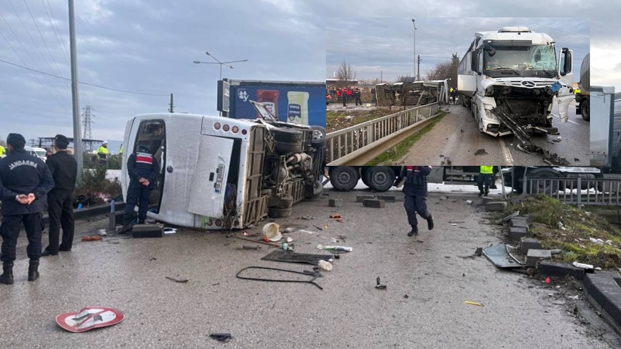 Balıkesir’de TIR öğrenci servisini biçti: 8 ağır yaralı