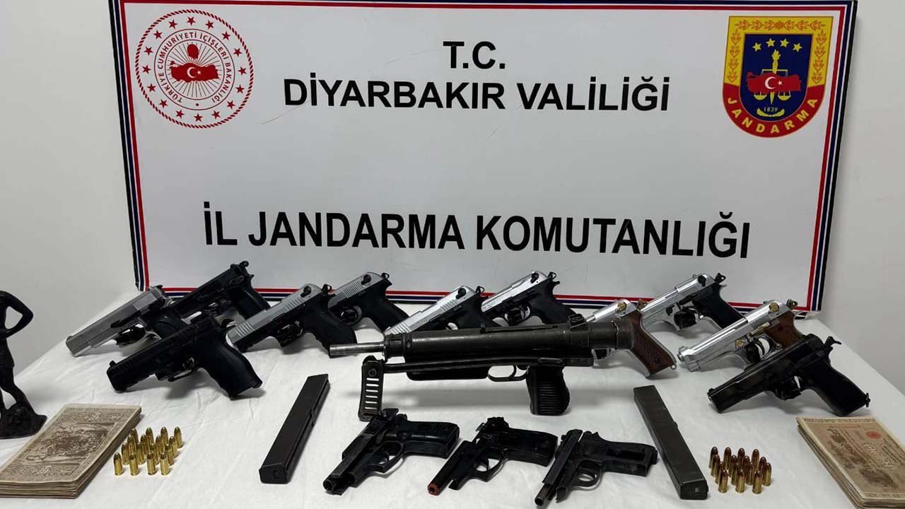 Diyarbakır’da silah operasyonu: Av bayisinde ruhsatsız tabanca yakalandı