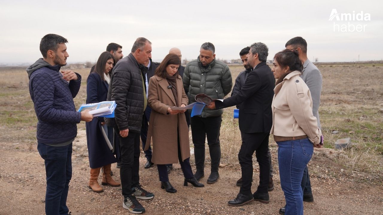 Diyarbakır’da Afet Koordinasyon Merkezi için arazi incelemesi