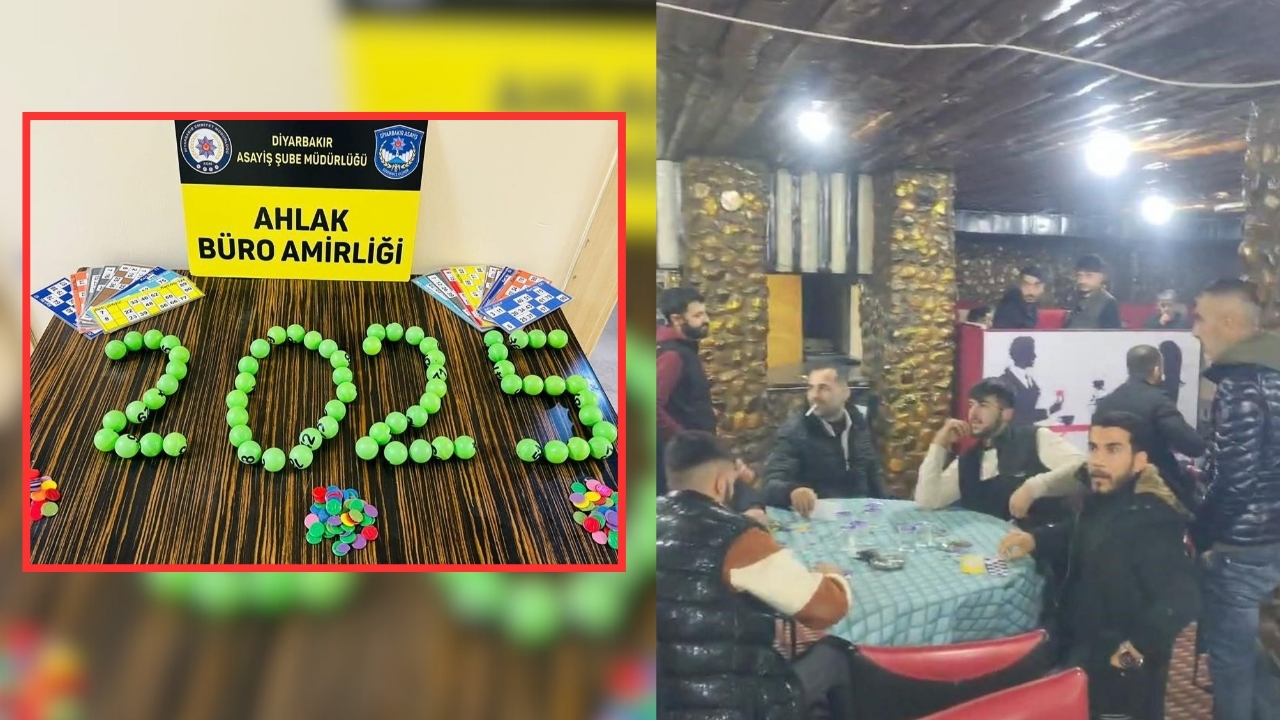 Diyarbakır’da kumarhaneye baskın: 5 gözaltı