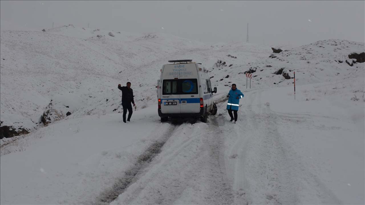 Van’da kar nedeniyle 493 yerleşim yolu ulaşıma kapandı