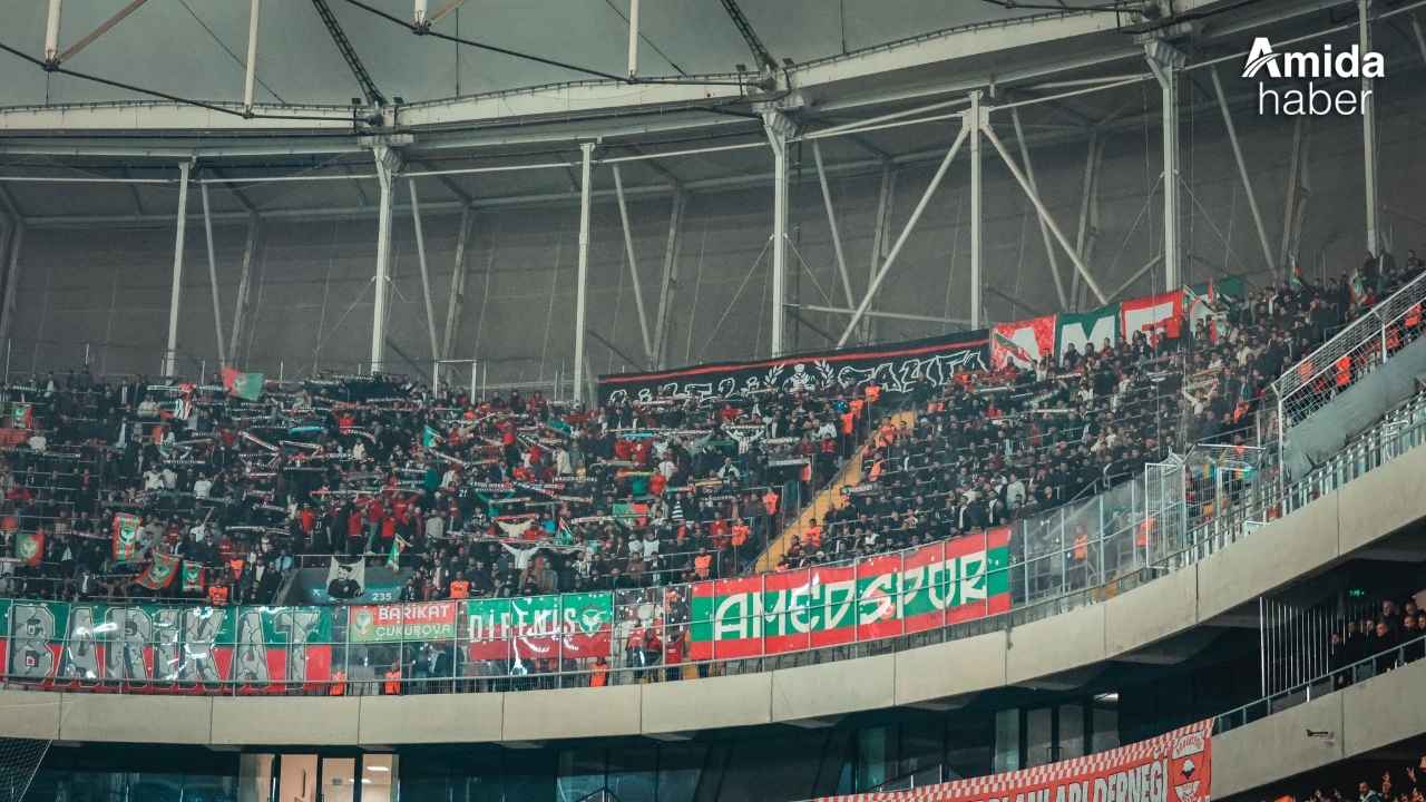 Amedspor taraftarı takımını yalnız bırakmadı