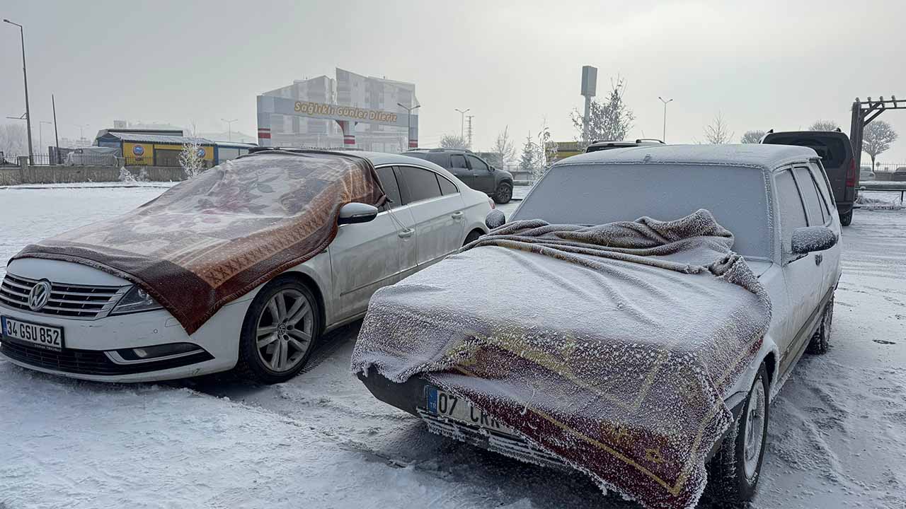 Ağrı'da dondurucu soğuklar etkili oldu