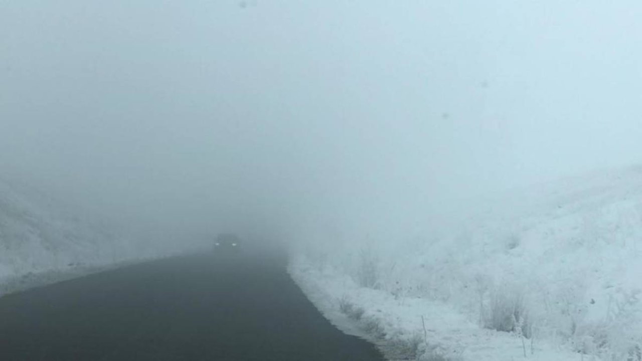 Kars’ta görüş mesafesi 5 metrenin altına düştü