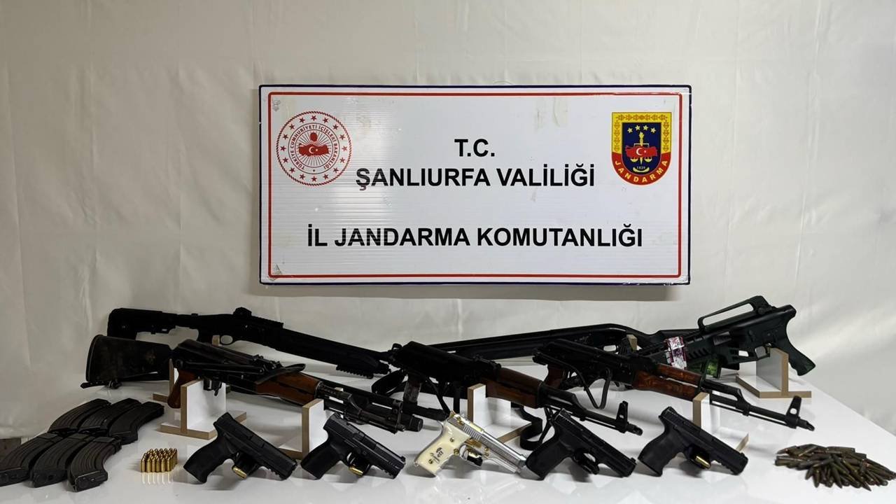 Şanlıurfa’da silah kaçakçılarına operasyon: 6 kişi yakalandı