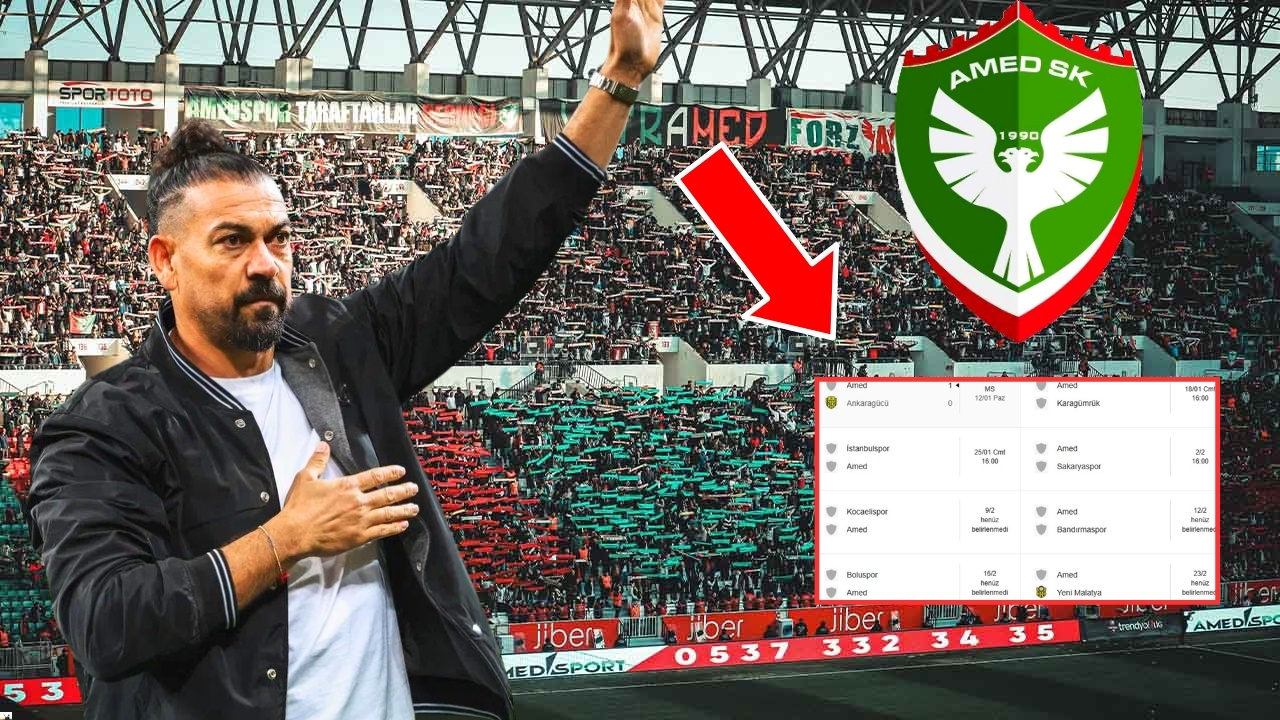 Amedspor en zor döneme girdi: Kaderi bu maçlara bağlı