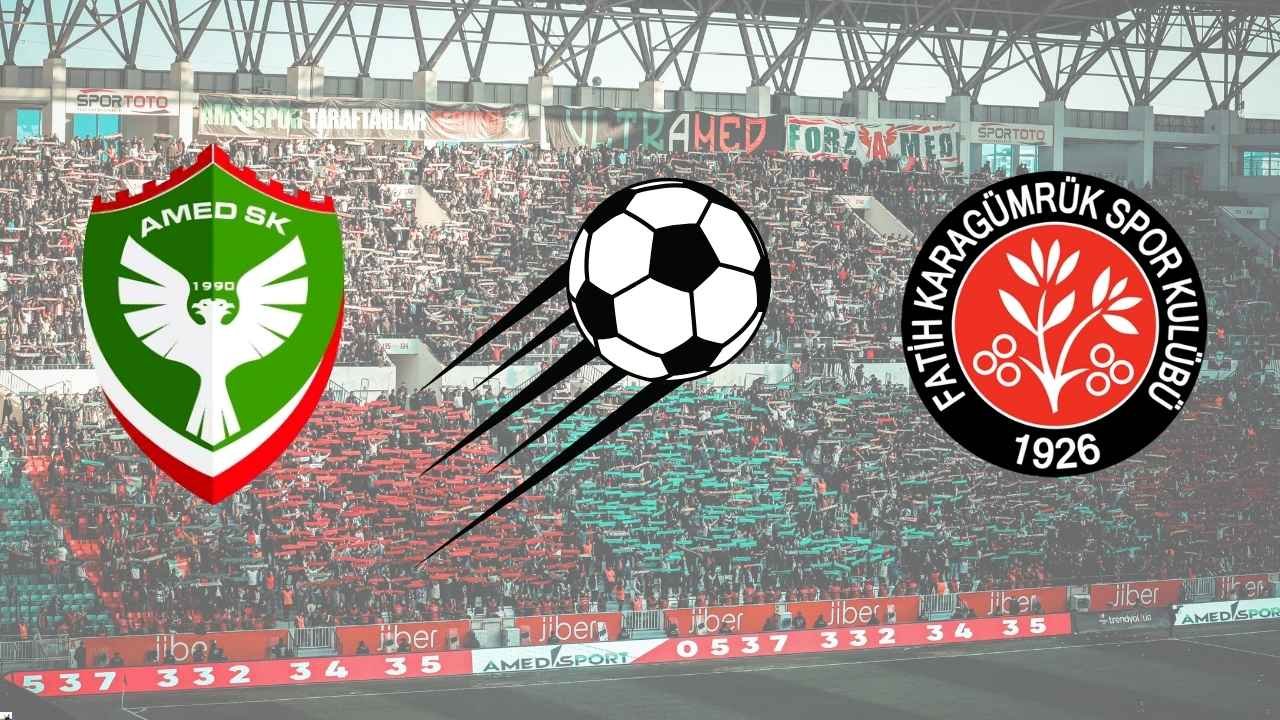 Amedspor-Karagümrük maçı: Yeni transfer kadroda