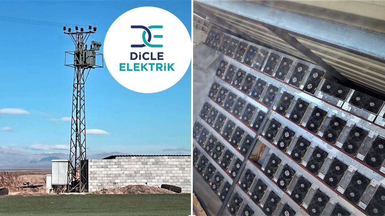 Dicle Elektrik: Tarlanın ortasında kaçak kripto para tesisi yakalandı