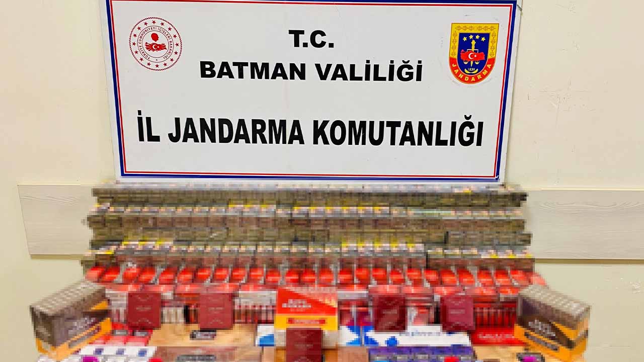 Batman’da kaçak sigaralar ele geçirildi