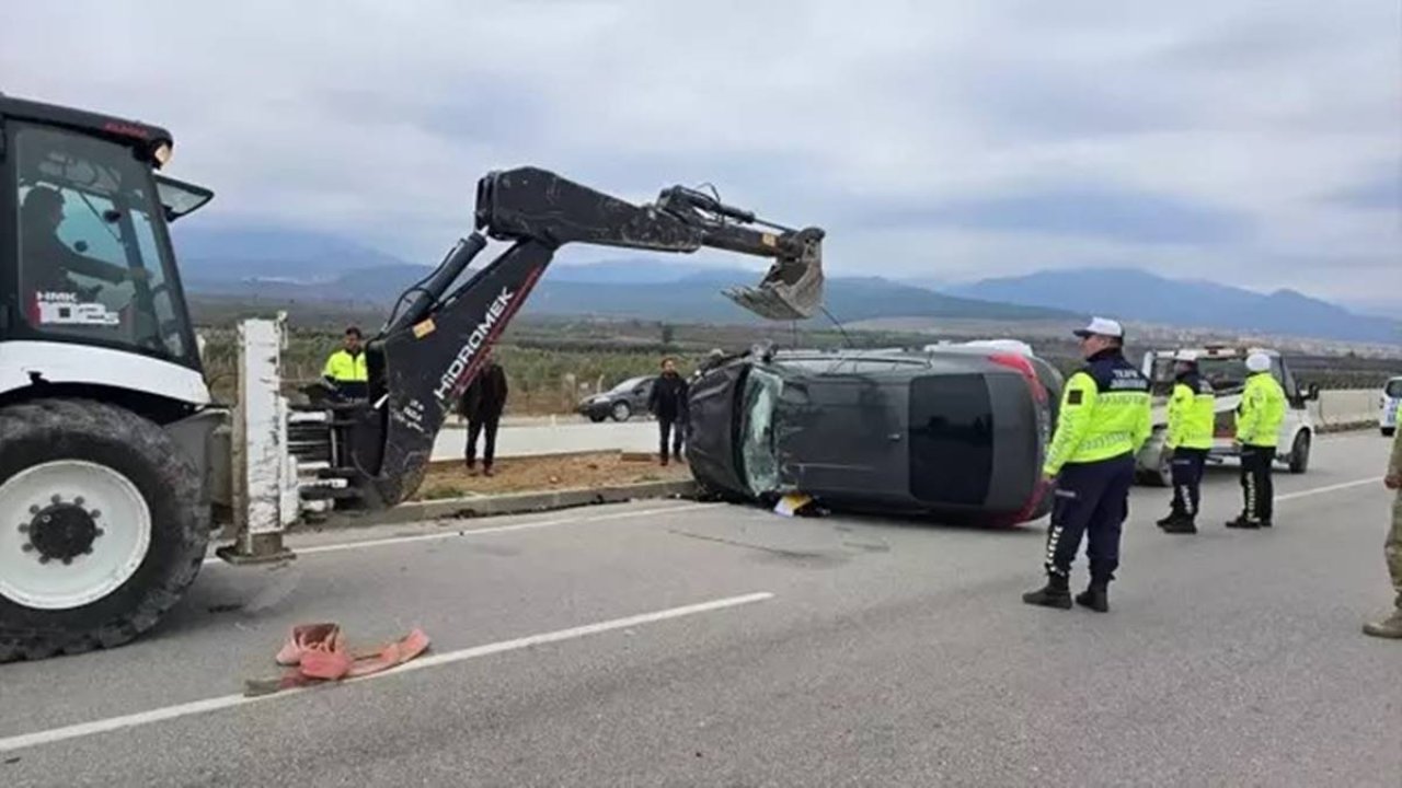 Hatay’da zincirleme kaza: 2 yaralı