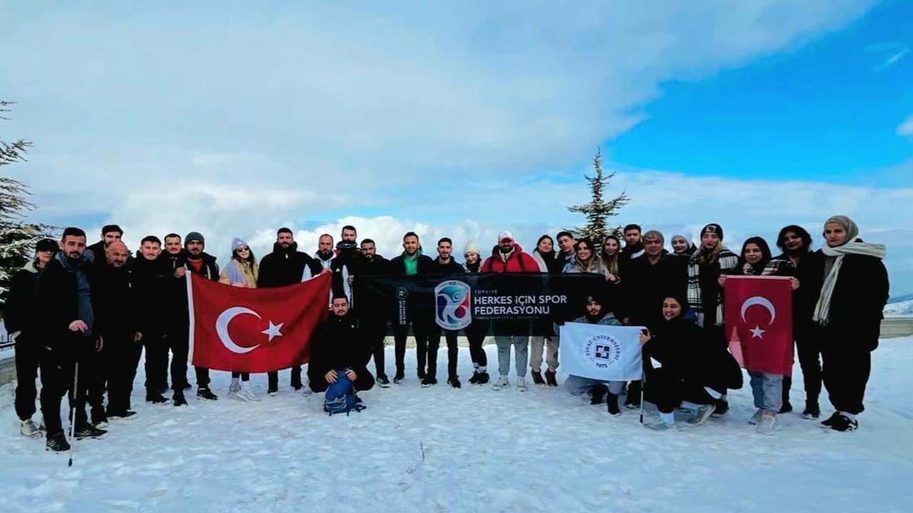 Elazığ’da trekking etkinliği düzenlendi