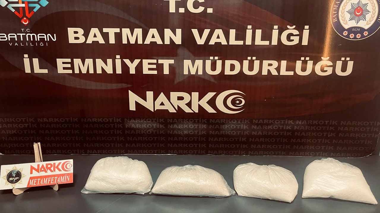 Batman'da kamyonda uyuşturucu ele geçirildi