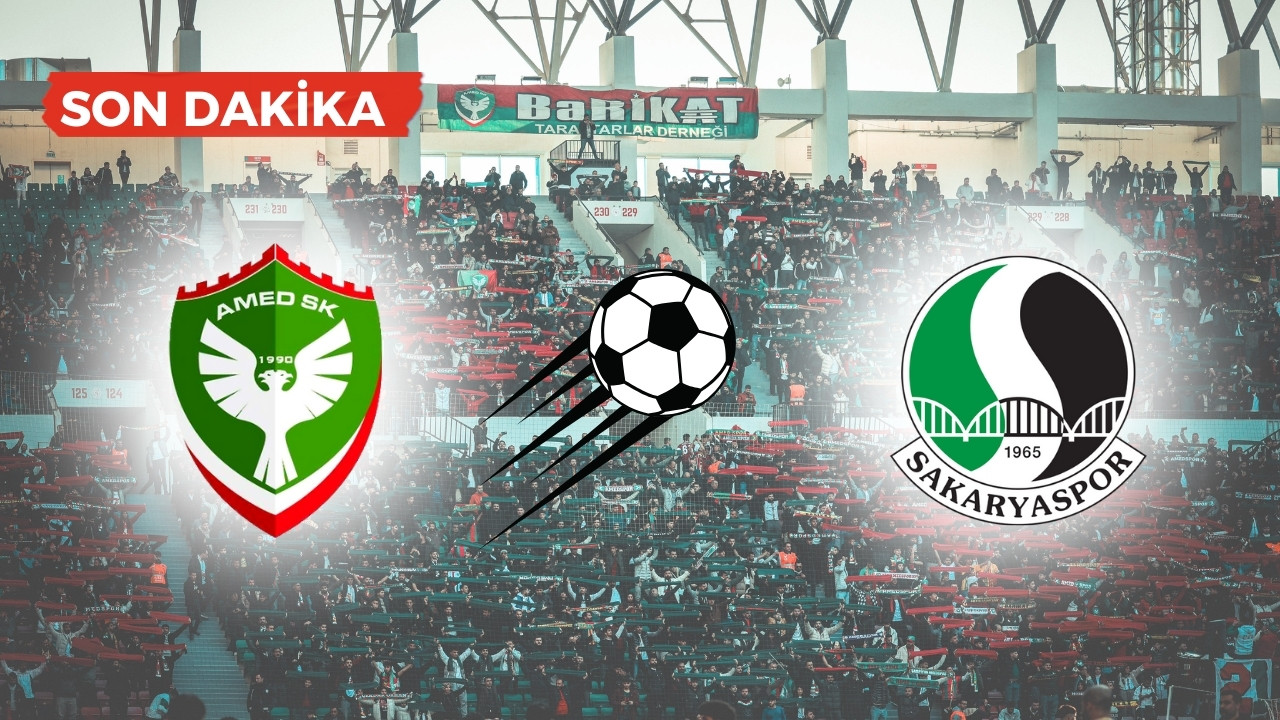 Amedspor-Sakarya maçı için karar verildi: Yasak geldi