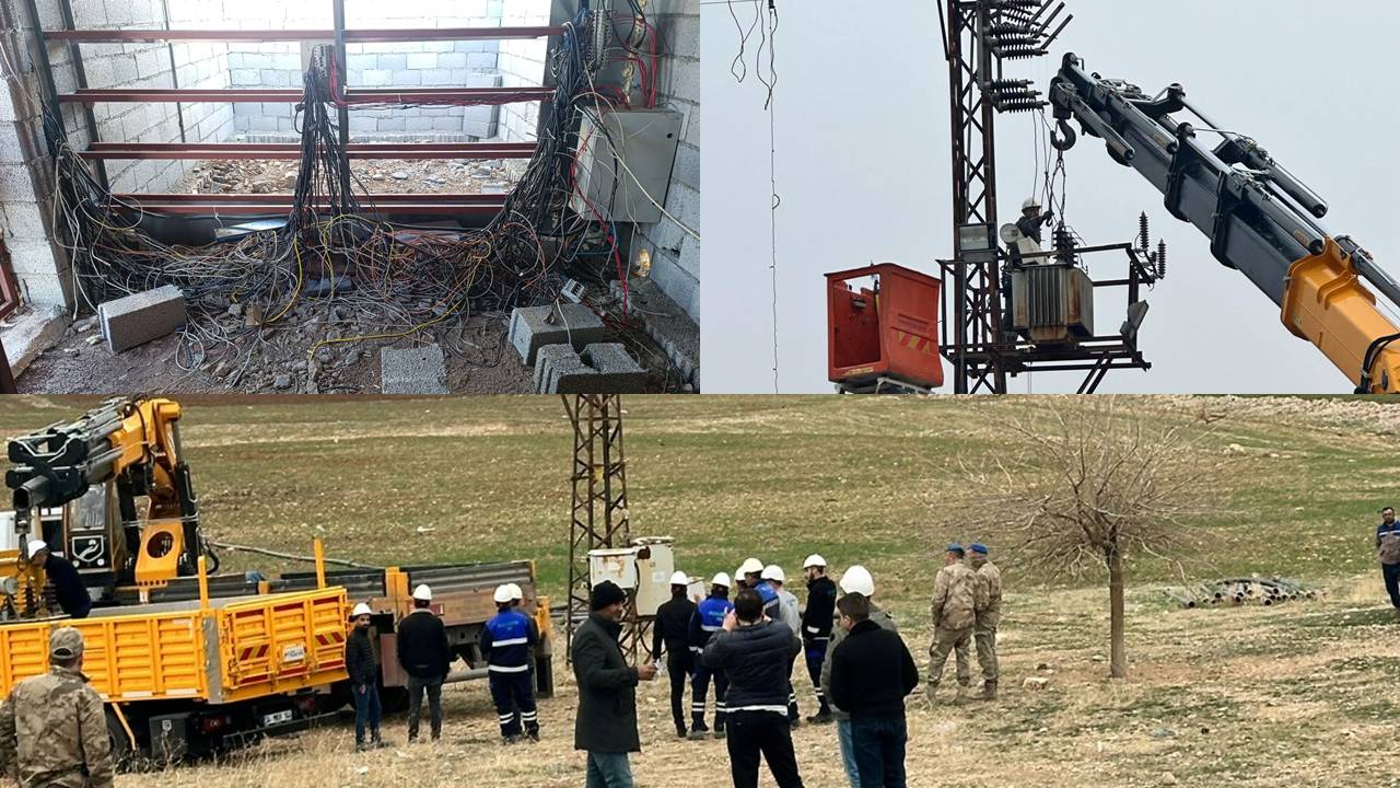 Dicle Elektrik Mardin ve Şanlıurfa'daki 11 trafoya el koydu