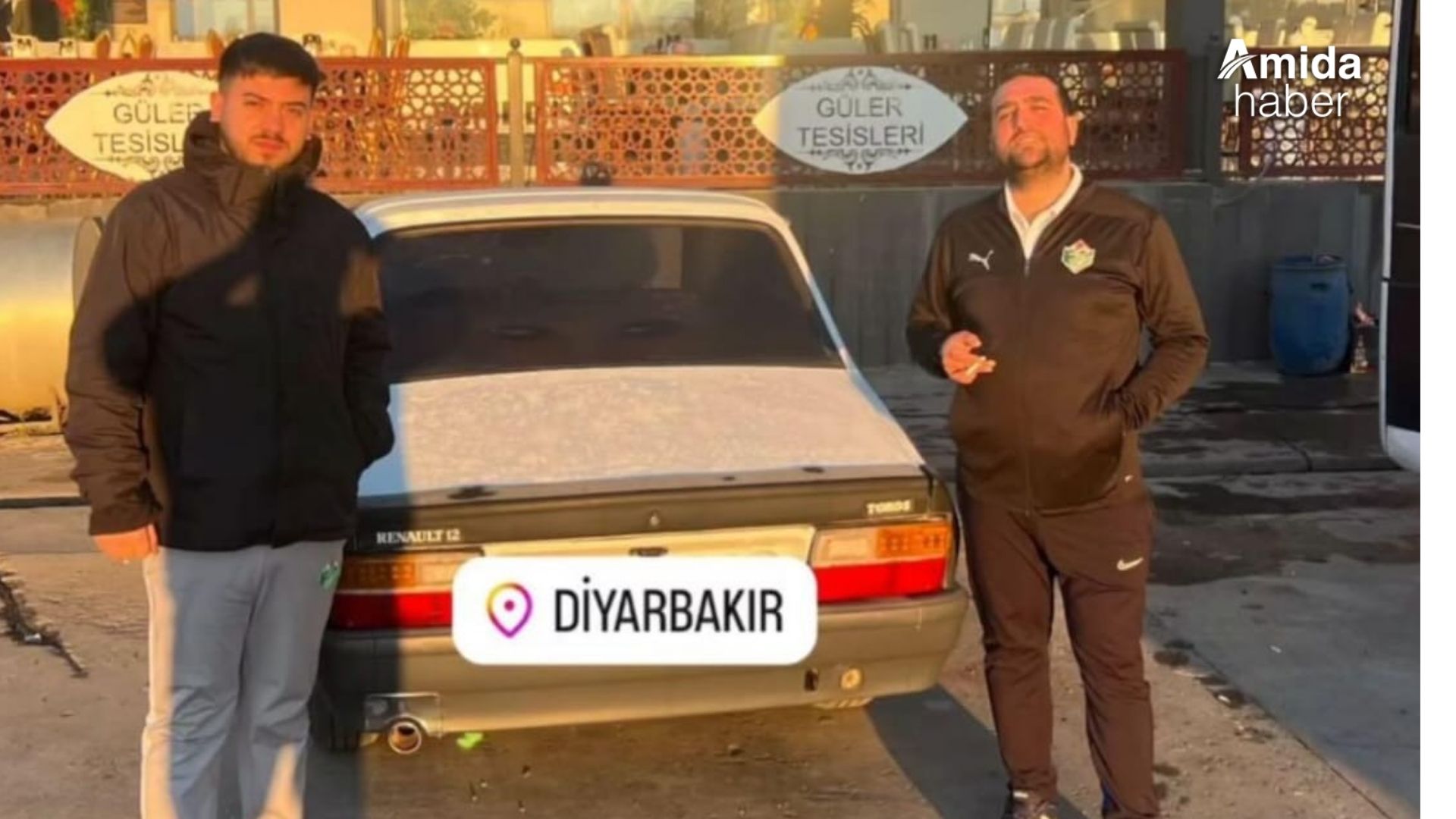 Iğdırsporlu öğretmen beyaz Torosla fotoğraf çekti, Diyarbakır'ı etiketledi