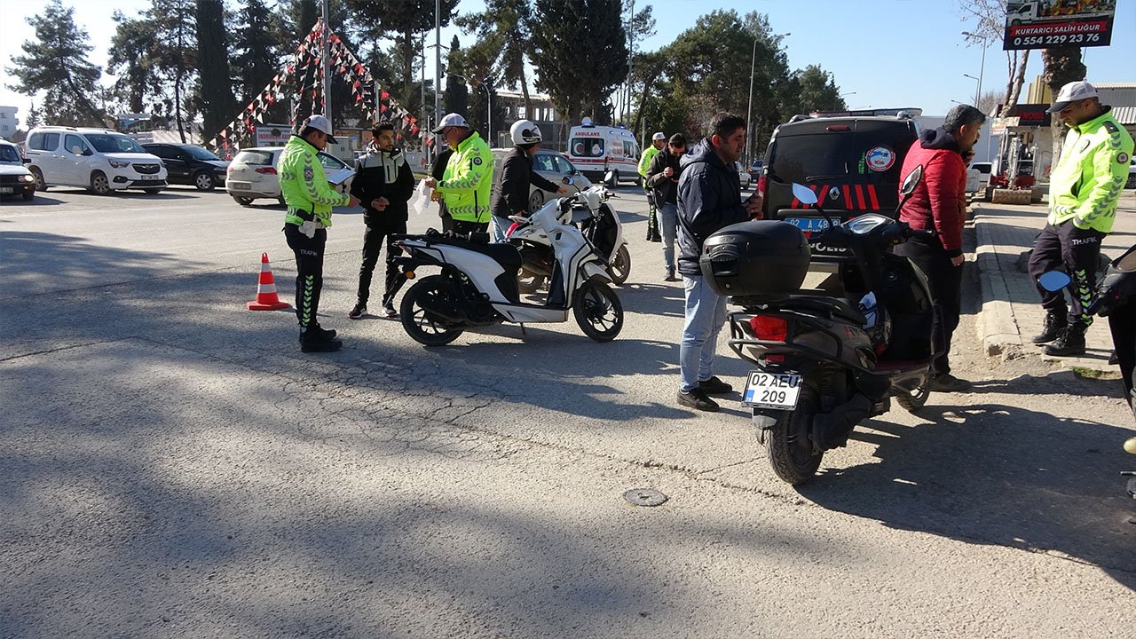 Adıyaman'da motosiklet denetimleri arttı