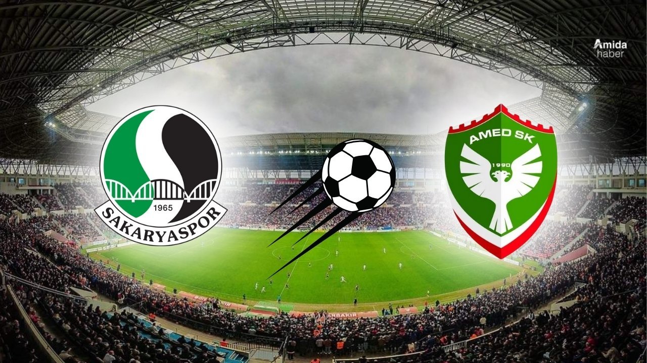 Amedspor-Sakaryaspor maçı saat kaçta hangi kanalda?