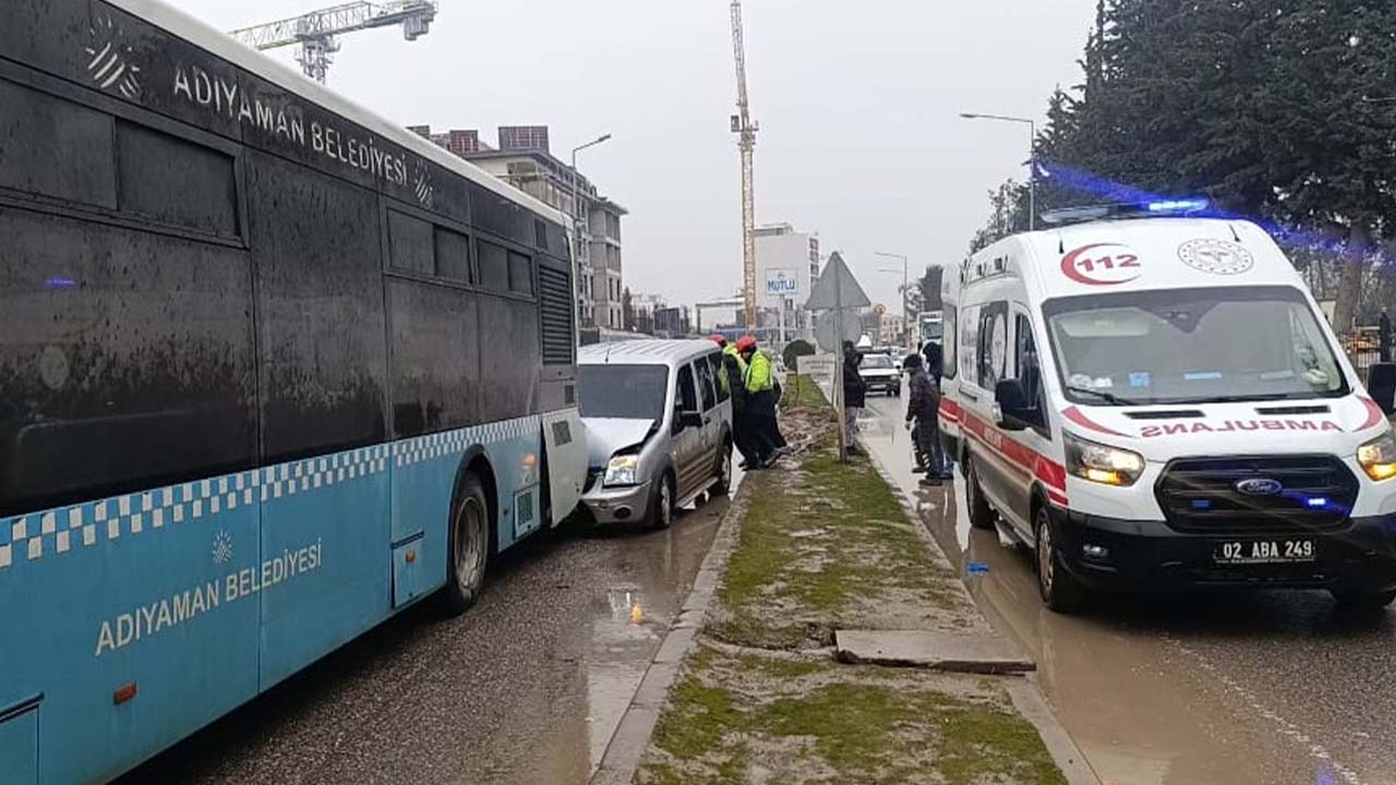 Adıyaman’da trafik kazası: 1 yaralı