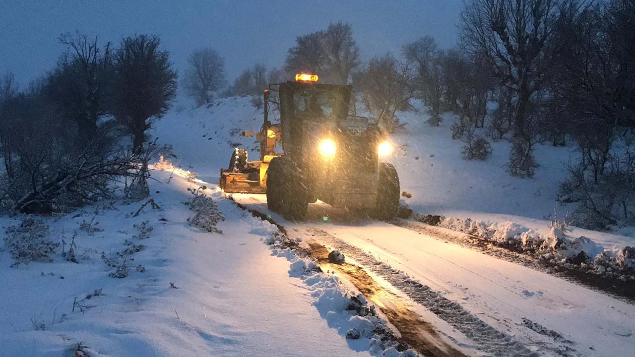 Diyarbakır’da kar nedeniyle kapanan 216 yol ulaşıma açıldı