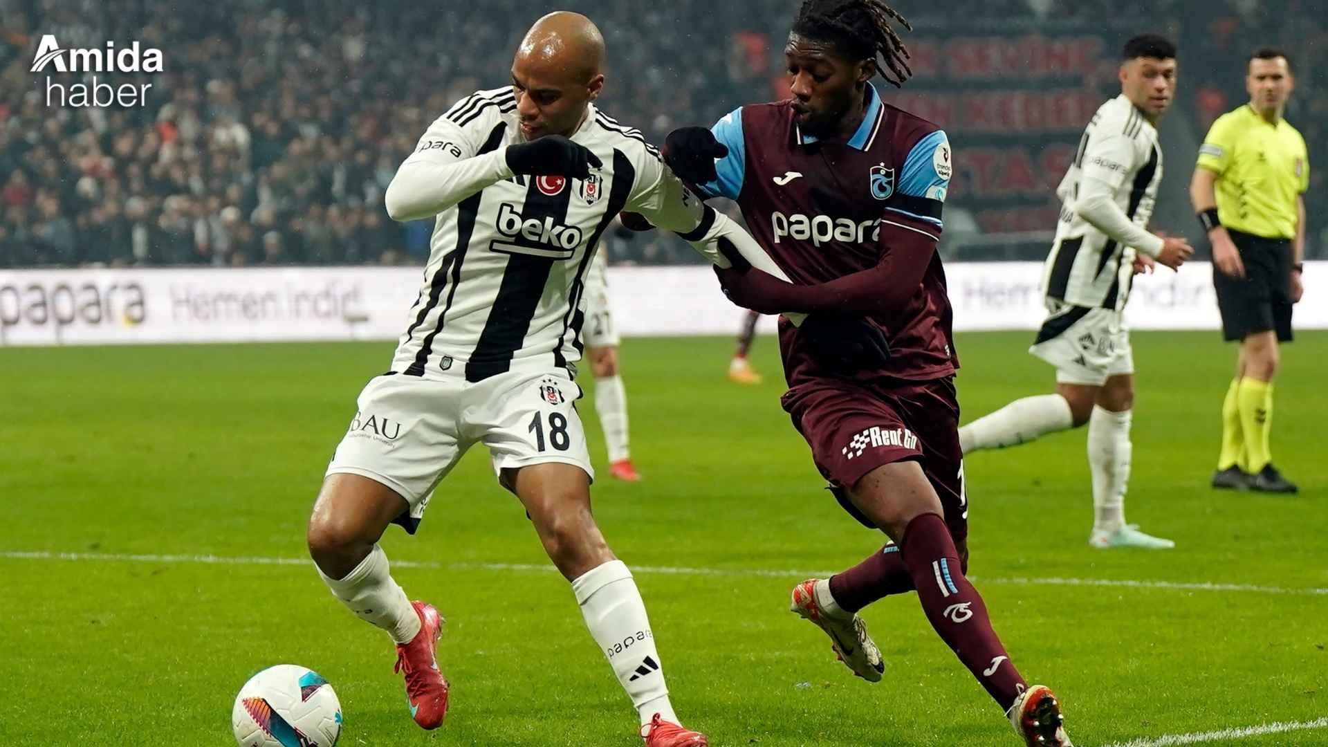 Beşiktaş ikinci yarıda geri döndü, Trabzonspor’u devirdi