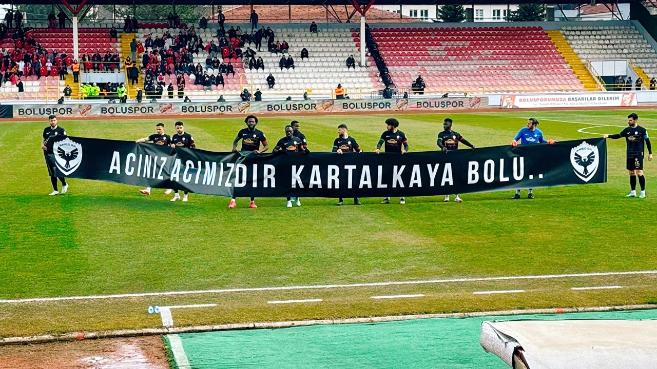 Kritik maç başladı: Bolu taraftarı ayakta alkışladı!