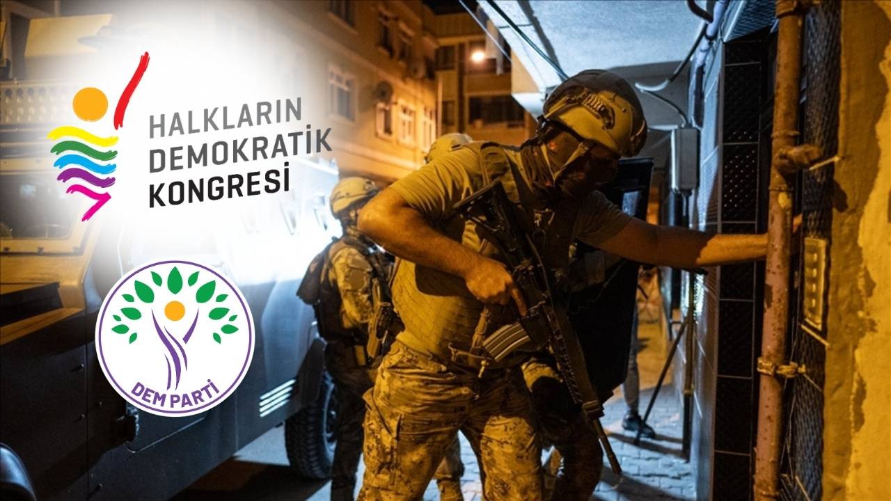 DEM Parti’den HDK operasyonuna tepki: Barış ihtimaline karşı!