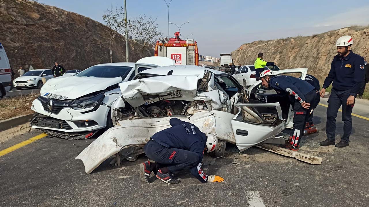 Şanlıurfa'da zincirleme trafik kazası: 5 yaralı