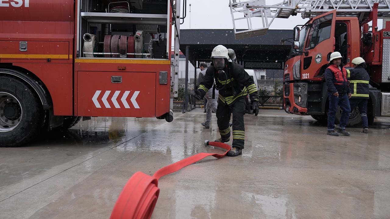 Diyarbakır OSB’de yangın tatbikatı yapıldı