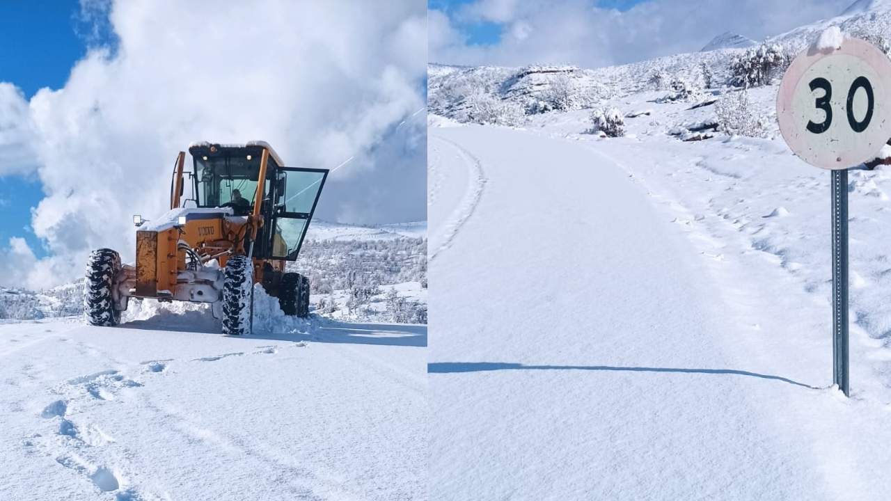 Şırnak'ta kar nedeniyle 19 köy yolu ulaşıma kapandı